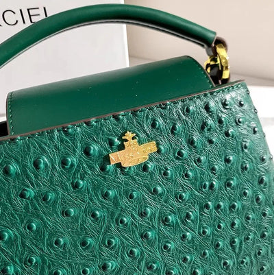 Dot Texture Bucket Bag With Elegant Silhouette Form - WO2MEN