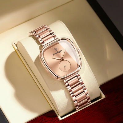 Cushion Dial Prestige Timepiece With Bracelet Grace - WO2MEN