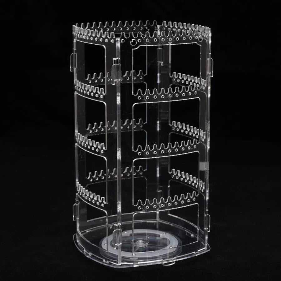 Rotating Jewelry Display for Earrings and Necklaces