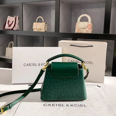 Dot Texture Bucket Bag With Elegant Silhouette Form - WO2MEN