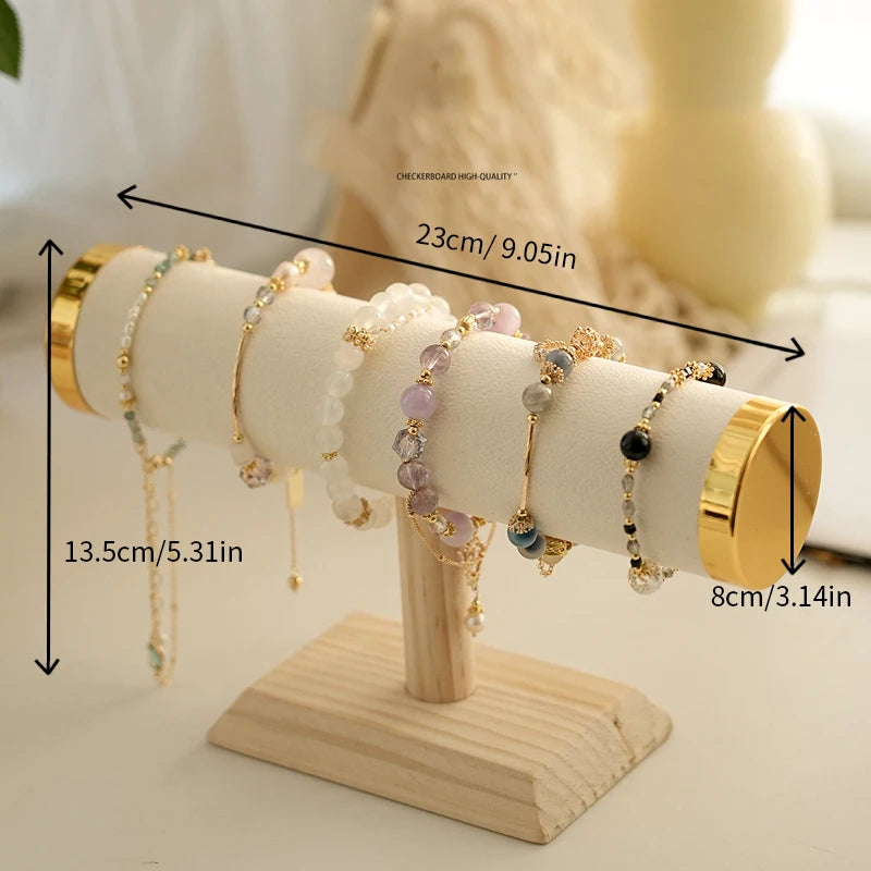 T Bar Jewelry Display Rack For Bracelets And Necklaces