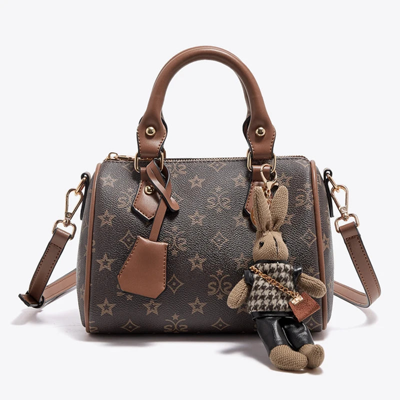 Vintage Monogram Top Handle Bag with Detachable Strap