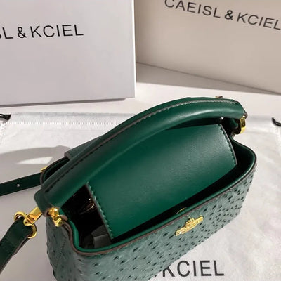 Dot Texture Bucket Bag With Elegant Silhouette Form - WO2MEN