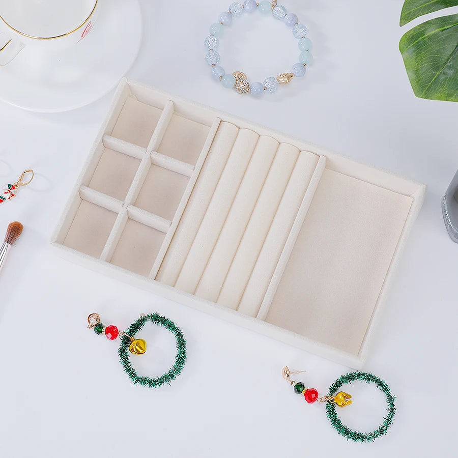 Flocking Jewelry Box Tray for Elegant Storage & Display