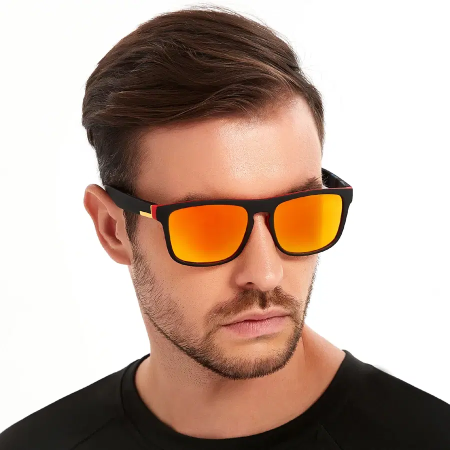 Square Sunglasses Vintage Black — view 3