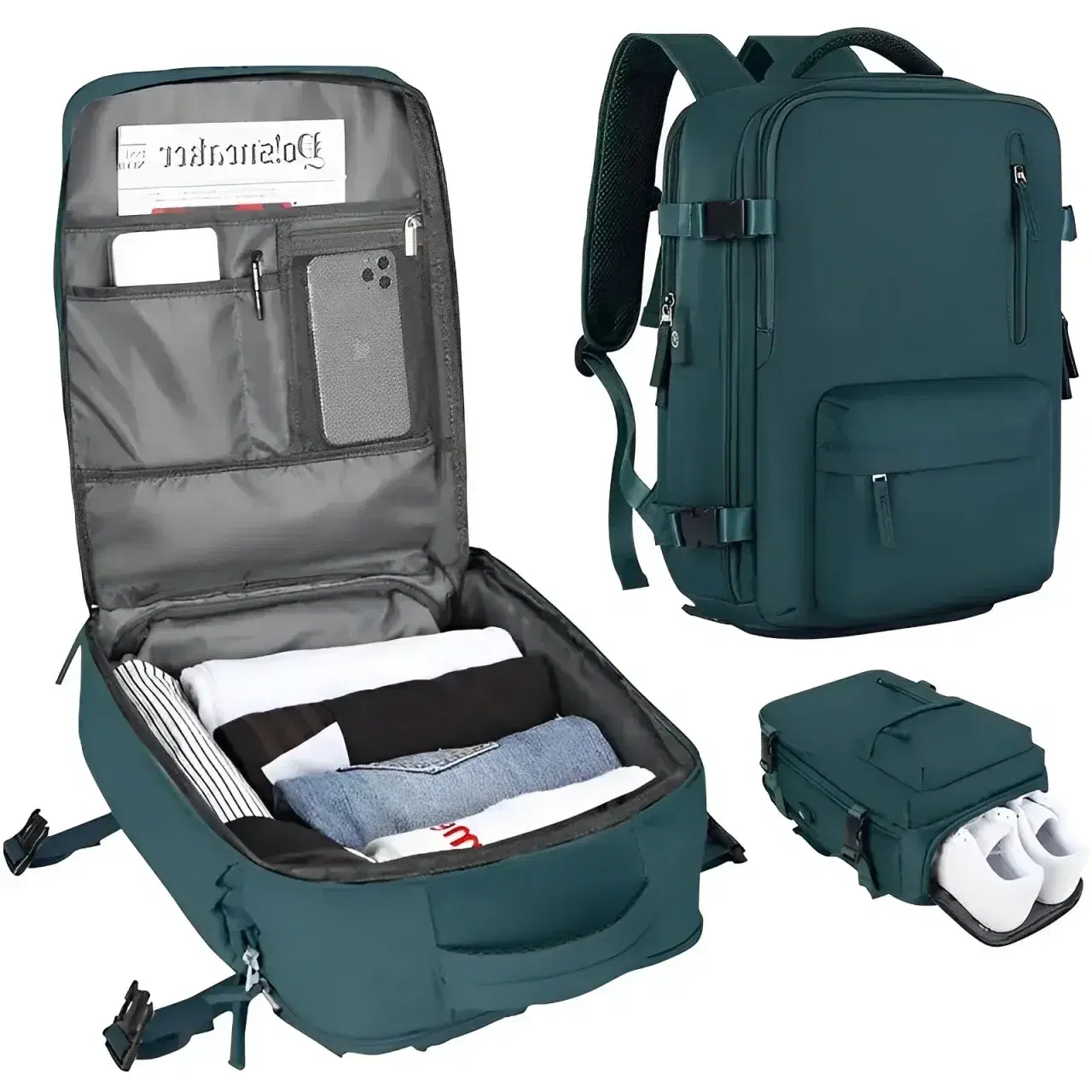 Travel Laptop Backpack USB Port — view 3