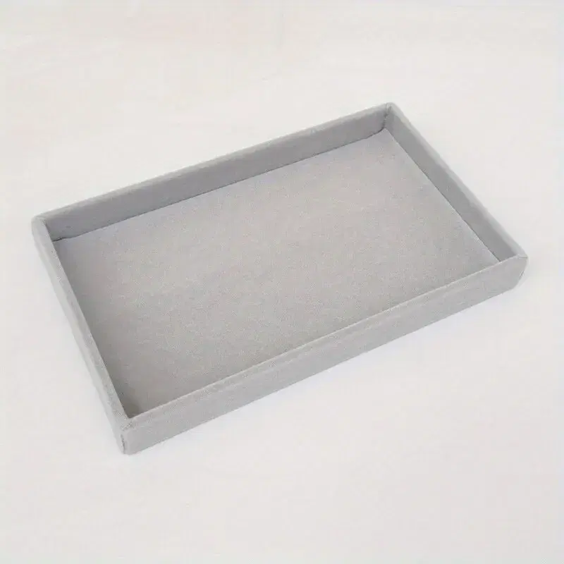 Velvet Jewelry Tray Organizer Grey — view 4