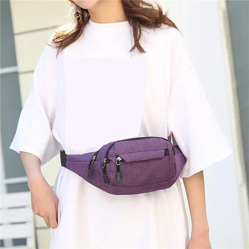Oxford Waist Bag, Belt Pouch Slim — view 3