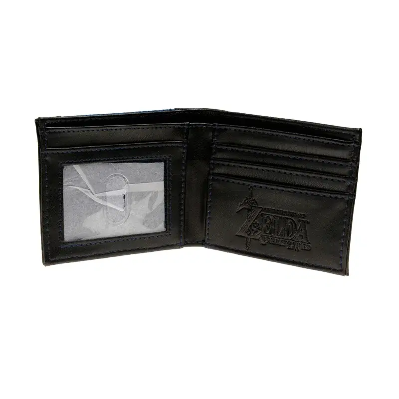 Men's PU Leather Card Wallet Blue — view 4