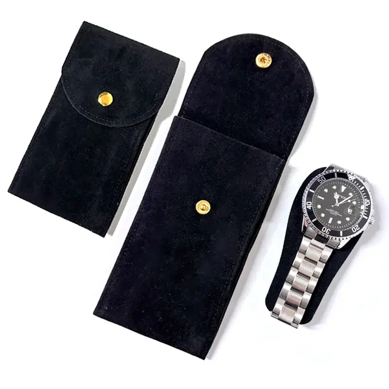 Velvet Watch Case Travel Pouch — view 3