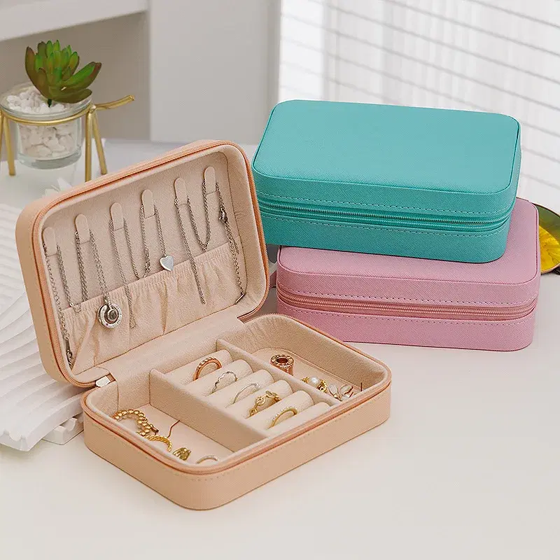 PU Leather Jewelry Box Travel Case — view 4