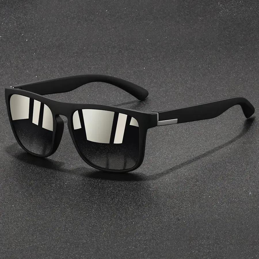 Square Sunglasses Vintage Black