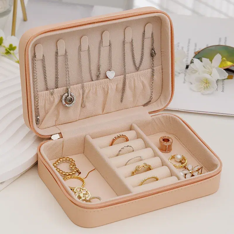 PU Leather Jewelry Box Travel Case — view 3