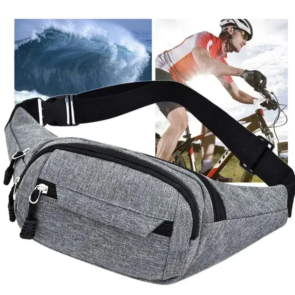 Oxford Waist Bag, Belt Pouch Slim — view 4