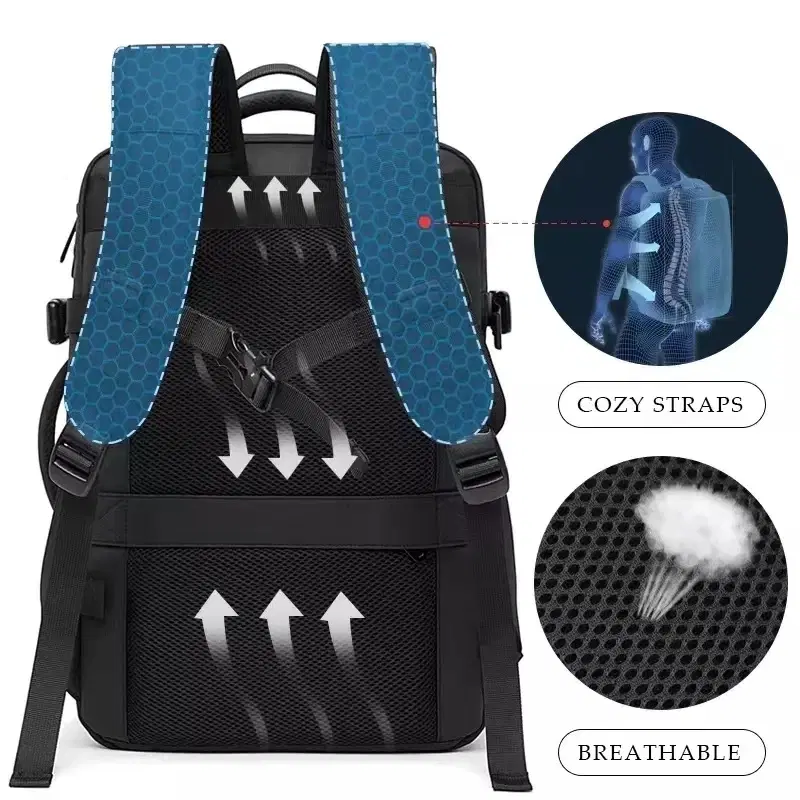 Travel Backpack 17.3in Laptop USB — view 4