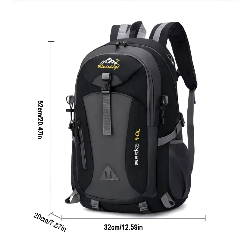 Waterproof Nylon 40L Hiking Daypack — view 3