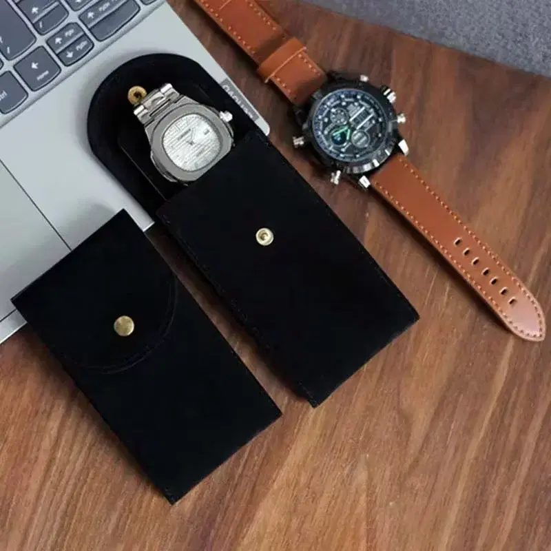 Velvet Watch Case Travel Pouch — view 4