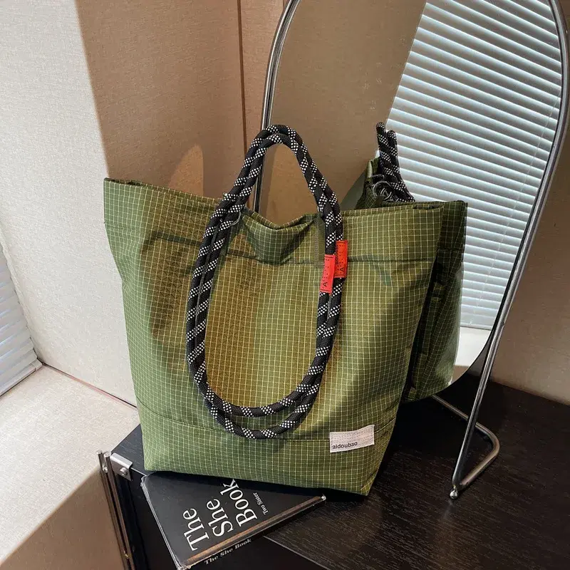 Nylon Tote Bag With Rope Handles — view 3