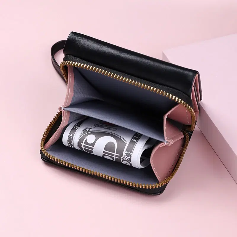 Women's PU Tri-Fold Wallet Pattern — view 4