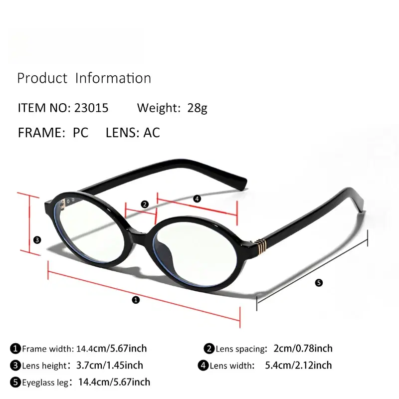Tortoise Oval Sunglasses Frame — view 3