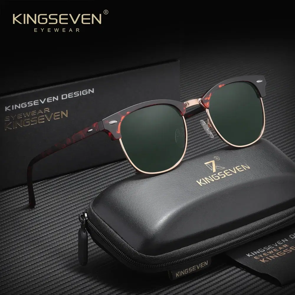 Women Round Sunglasses Gold Rim — view 3