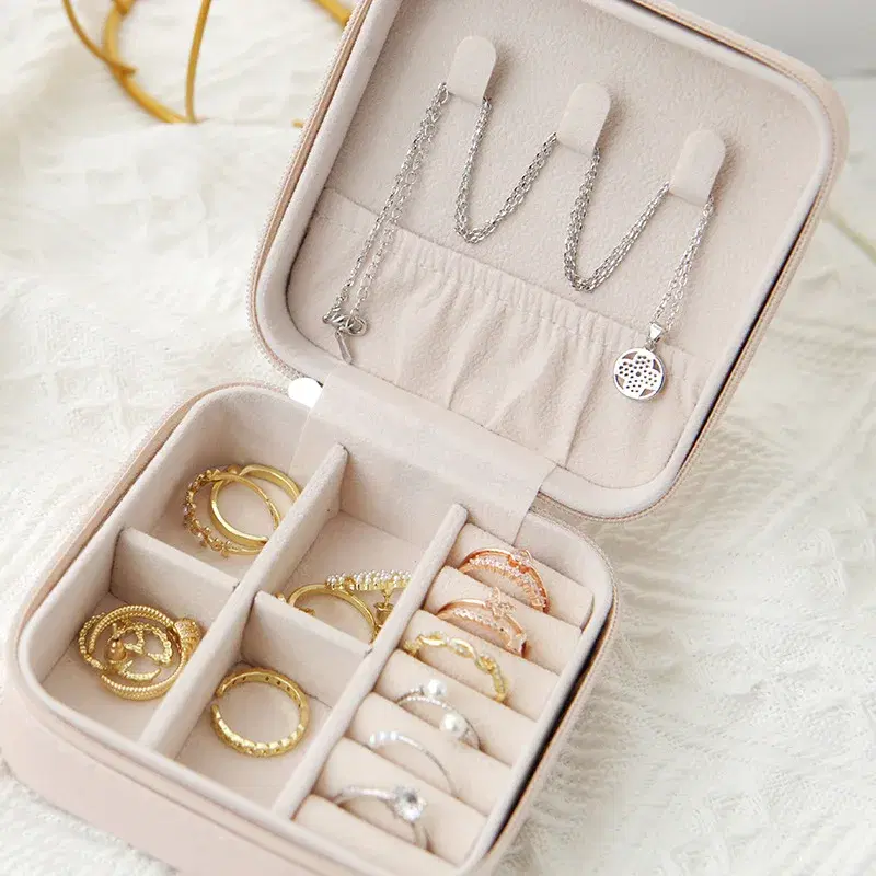 Leather Jewelry Box, Single Layer — view 3