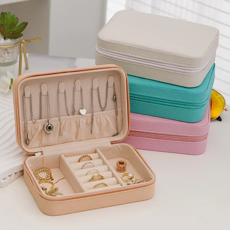 PU Leather Jewelry Box Travel Case — view 2