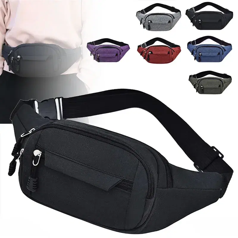 Oxford Waist Bag, Belt Pouch Slim