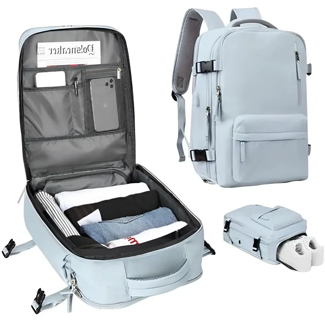 Travel Laptop Backpack USB Port — view 2