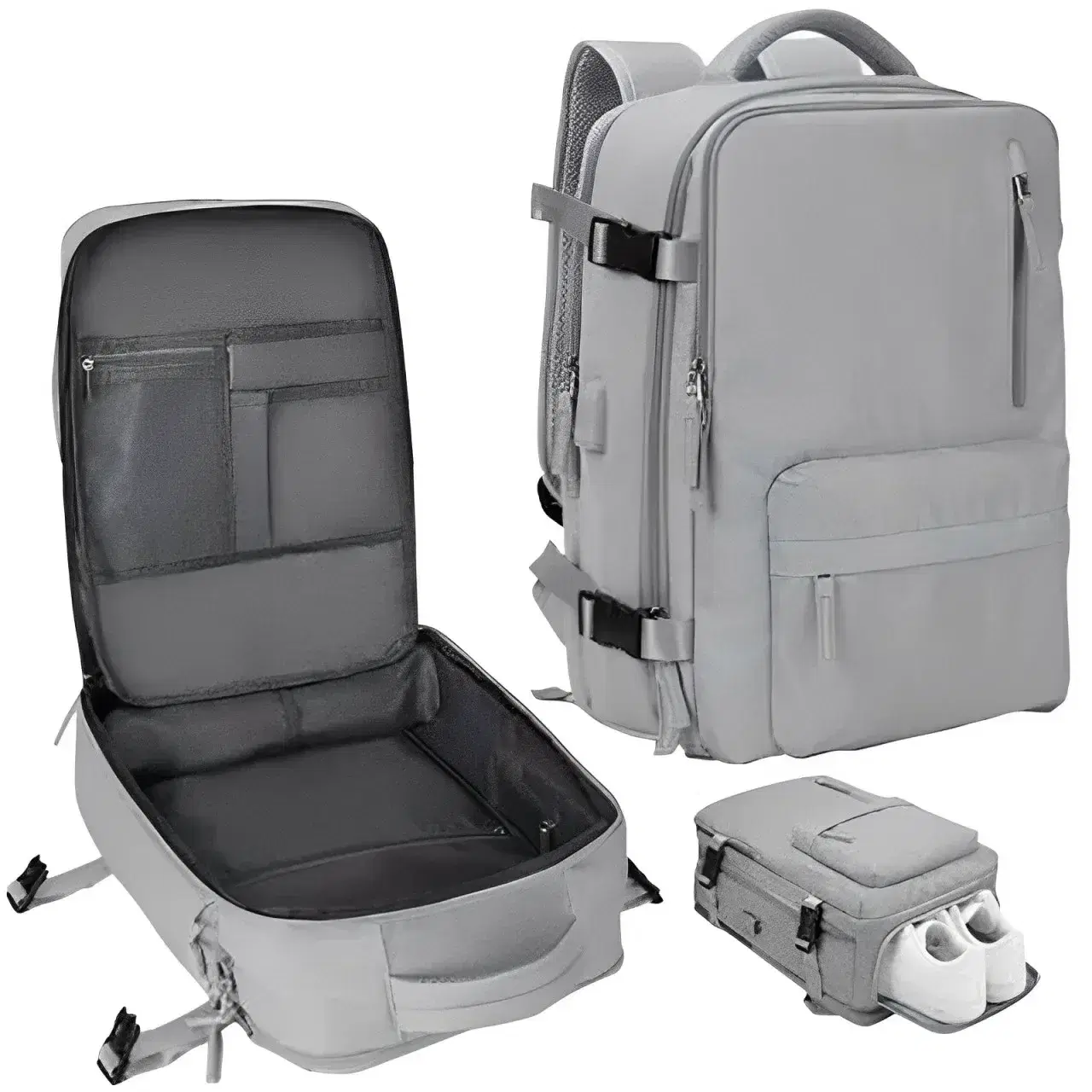 Travel Laptop Backpack USB Port — view 4