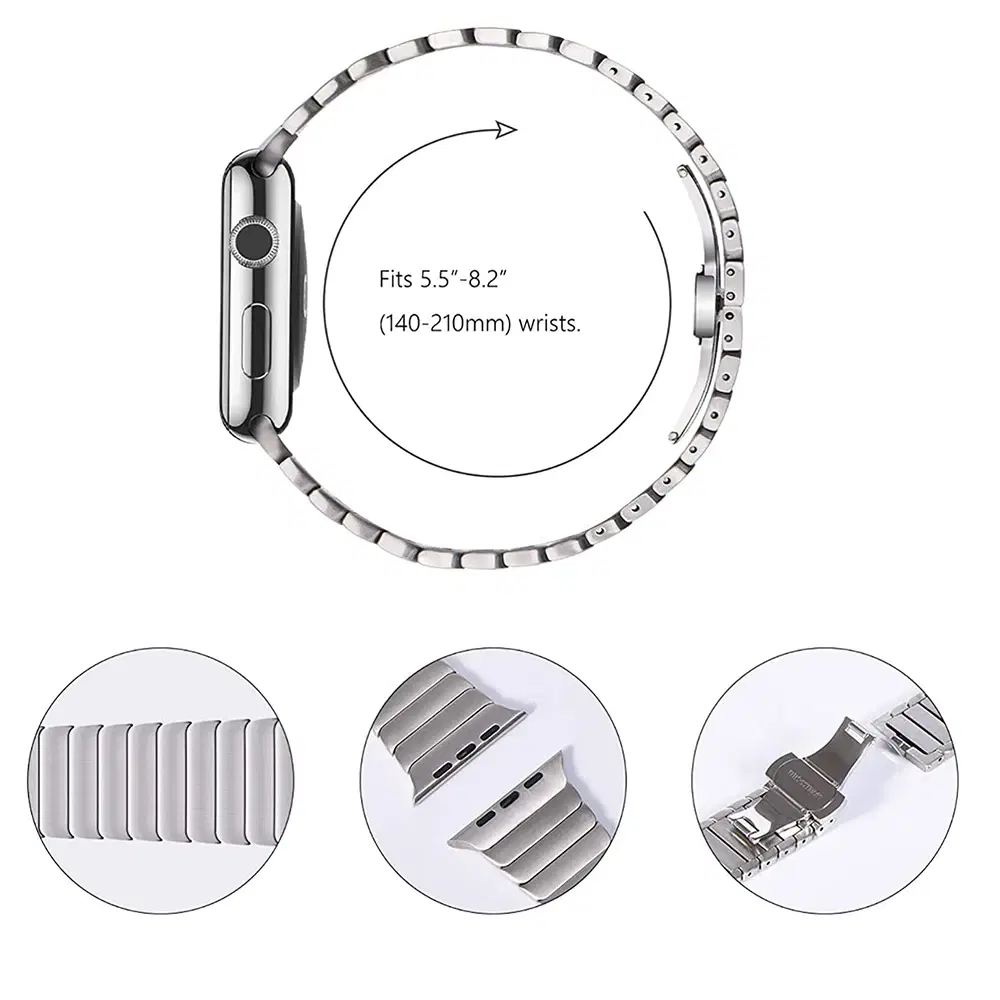Stainless Steel Watch Band Link — view 3