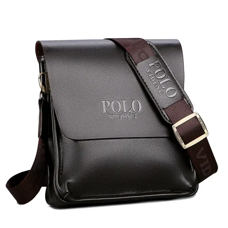 Mens Leather Crossbody Shoulder Bag