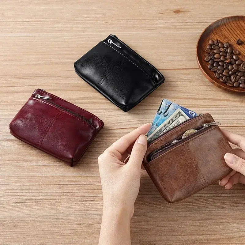 Leather Coin Purse Mini Wallet — view 3