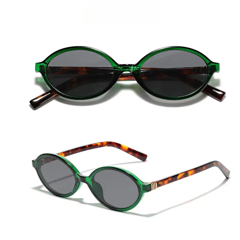 Tortoise Oval Sunglasses Frame — view 2