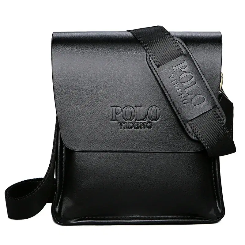Mens Leather Crossbody Shoulder Bag — view 3