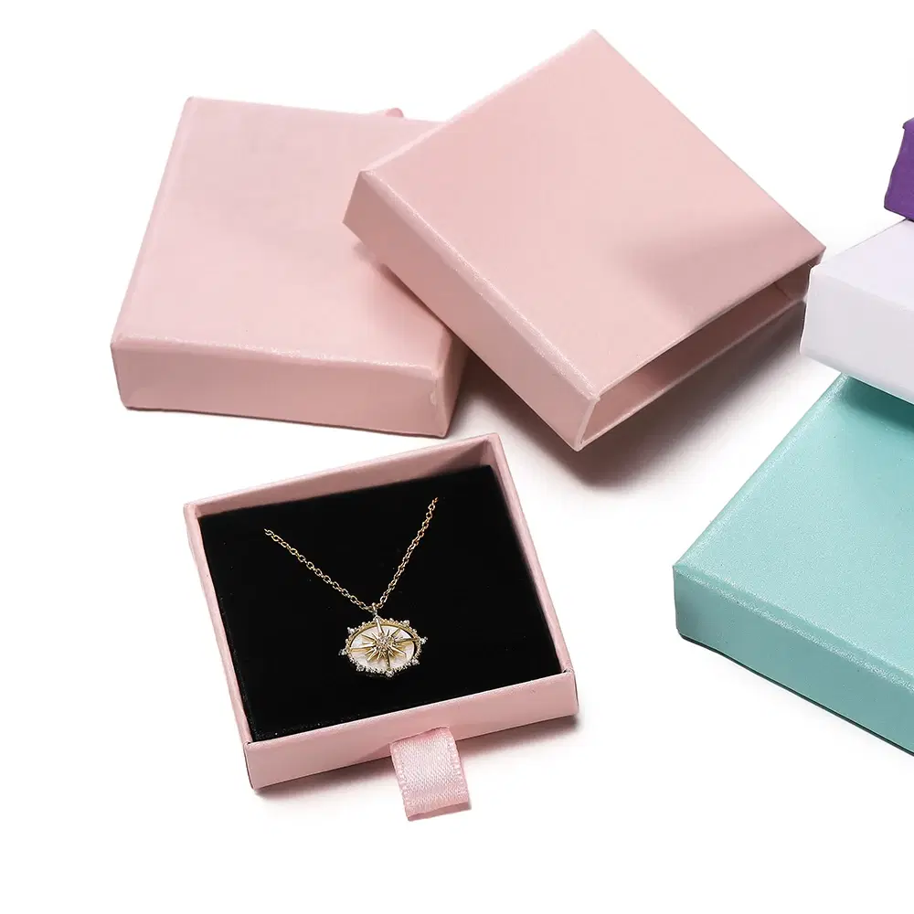 Jewelry Gift Box Set with Drawer — view 2