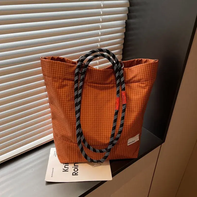 Nylon Tote Bag With Rope Handles