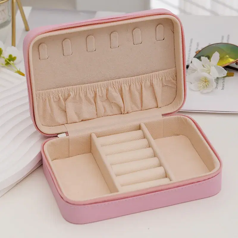 PU Leather Jewelry Box Travel Case