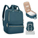Backpack Large Capacity Laptop Backpack with Pocket - Peacock Blue