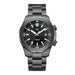 Automatic Mechanical Watch Sapphire Crystal 100m - Black