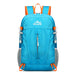 Portable Foldable Backpack for Outdoor Hiking - Blue
