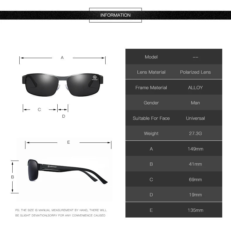 Sunglasses with Subtle Logo On Frame Classic Pilot