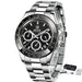 Wristwatch Chronograph Diver Timepiece Precision - Black