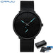 Slim Mesh Dial Wristwatch With Subdial Accent Premium - Blue