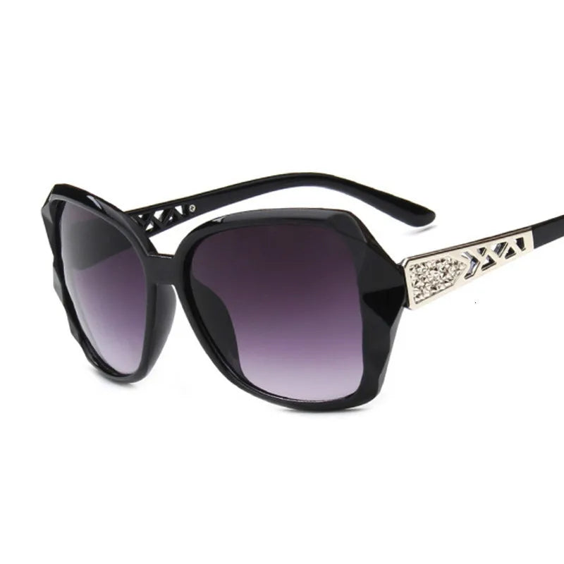 Square Sunglasses with Mirror Lenses Crystal Temple