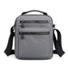 Messenger Bag Multipocket Design with Zip Pockets - Grey