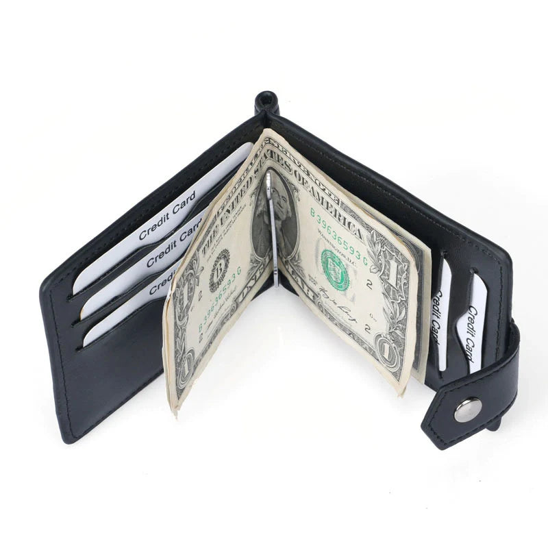 Wallet with Coin Pocket And Five Card Slots Compact