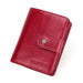 Wallet Hasp Design with RFID Protection And Card Slots - Red