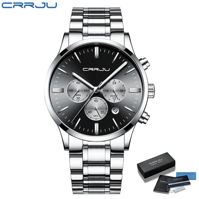 Contemporary Chronograph Timepiece With Three Subdials