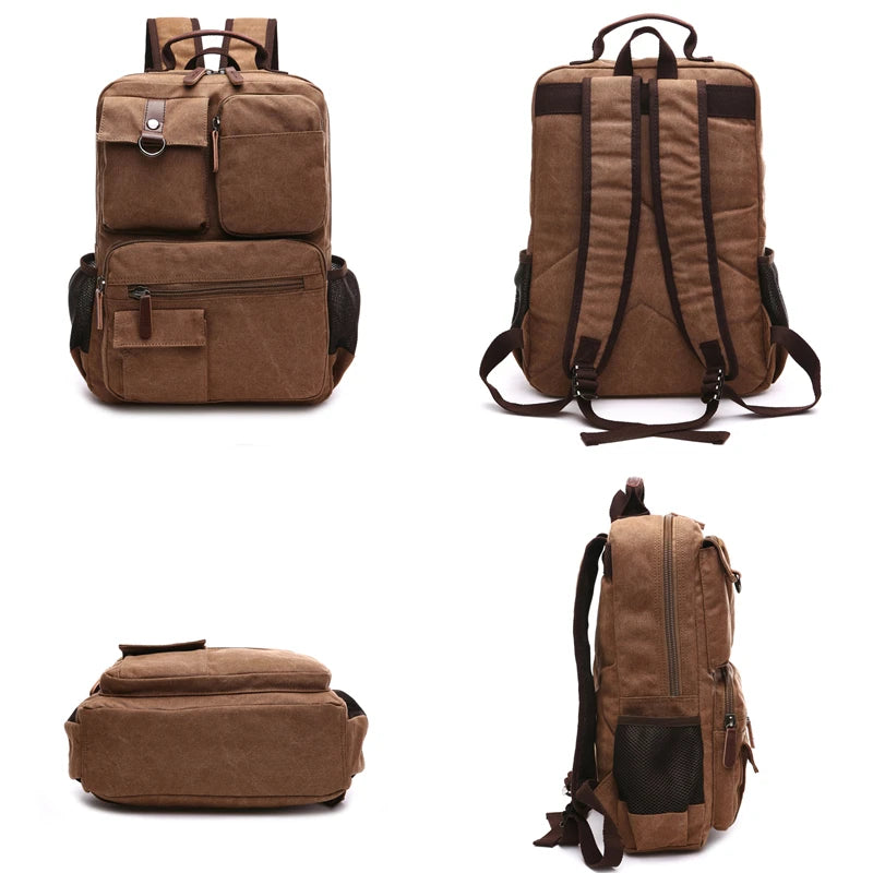 Laptop Backpack Rucksack With Multiple Front Pockets